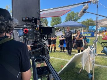 Behind the scenes at an Uptone Pictures shoot